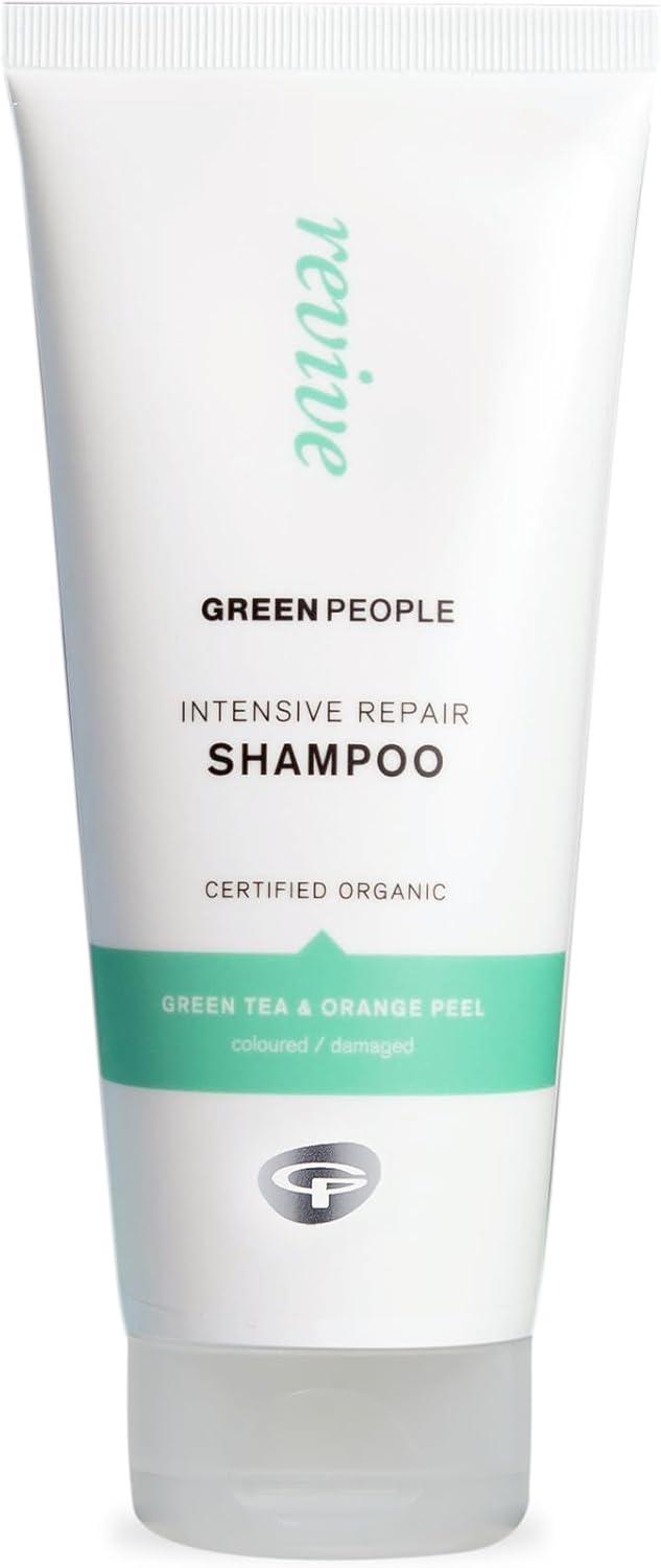 Green People Intensive Care Hair Shampoo (200Ml) And Conditioner (200Ml) Bundle, Certified Organic Ingredients, Green Tea And Orange Peel, Vegan And Cruelty Free