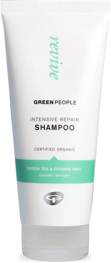 Green People Intensive Repair Shampoo - For Coloured, Damaged Hair - Silicone & Sls Free, Natural, Organic & Vegan, 200Ml