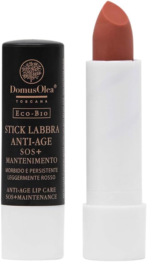Sos Lightly Anti-Ageing Red Lip Stick + Maintenance Domus Olea Tuscany 4.5 Ml