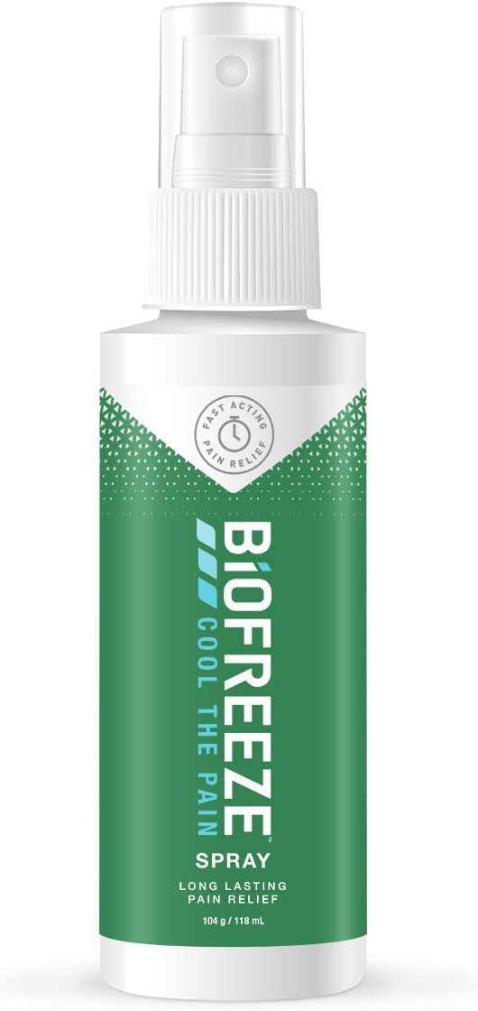 Biofreeze Cooling Relief 118 Ml - Fast Acting, Long Lasting Cold Therapy For Muscle, Joint, Back Pain & Fever - Quick Comfort Freeze Solution