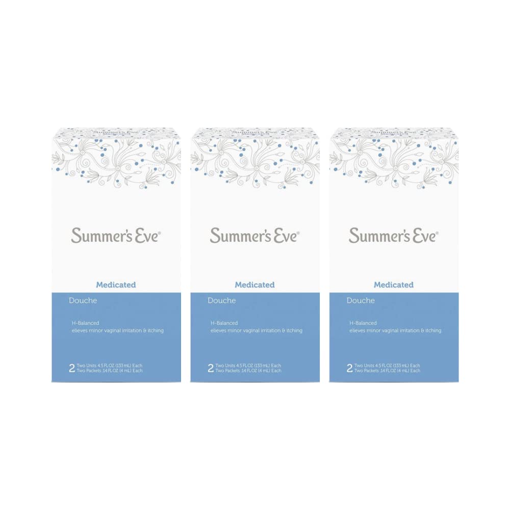 Summer'S Eve, Feminine Cleansing Douche, Medicated, 9 Fl Oz (Pack Of 3)
