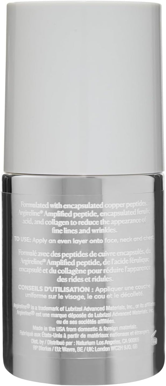 Naturium Multi-Peptide Advanced Serum, Firming & Smoothing Face Serum For Fine Lines & Wrinkles With Advanced Multi-Peptide Blend | 1.0 Fl Oz / 30 Ml