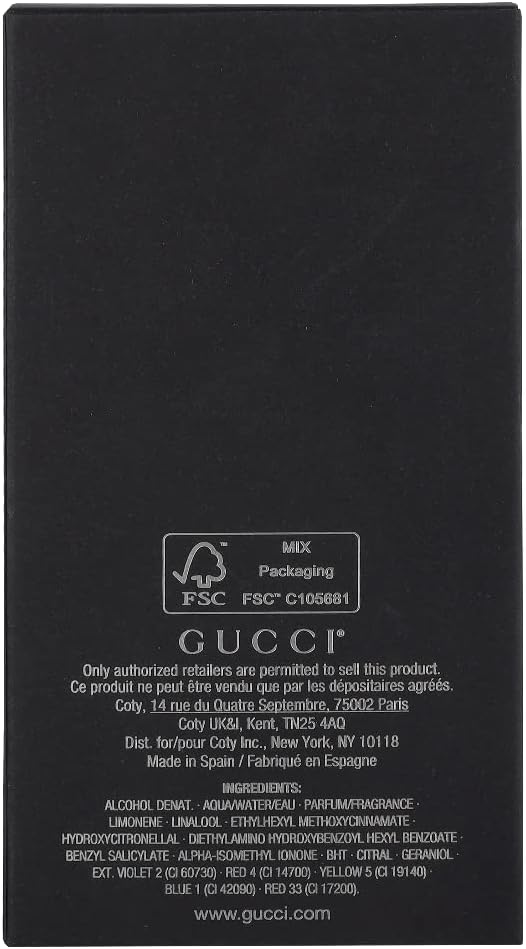 Gucci Gucci Guilty For Men 3 Oz Edt Spray