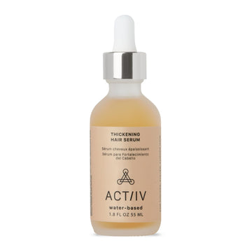 Actiiv Thickening Hair Serum - Water Based | Supports The Appearance Of Thicker, Fuller-Looking Hair, Lightweight Water-Based Formula, Non-Greasy, All Hair Types, 1.8 Oz