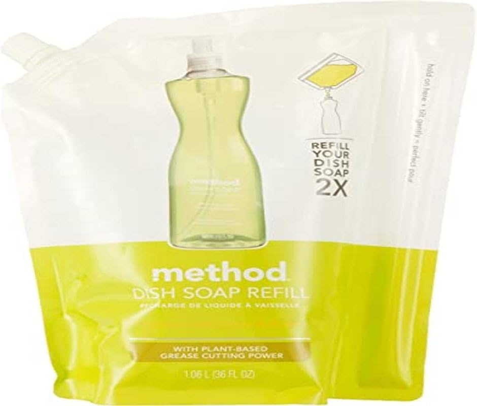 Method Dish Soap Refill, Lime + Sea Salt, 36
