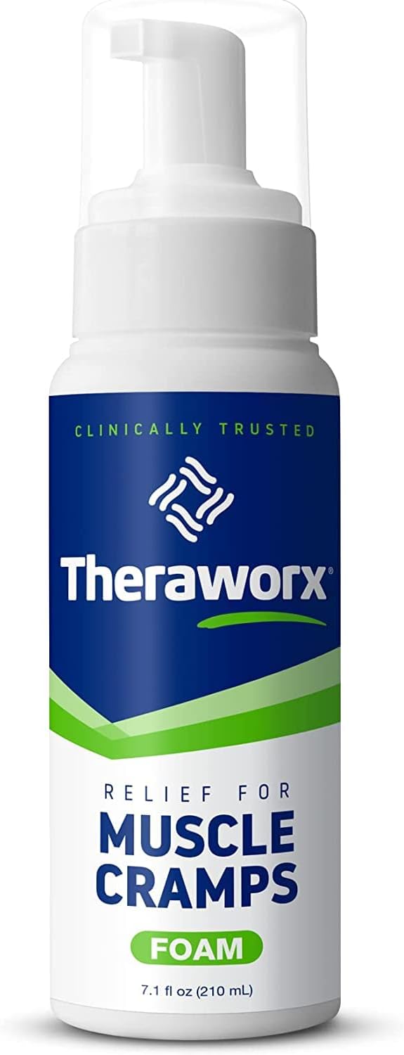 Theraworx Relief for Muscle Cramps Foam Fast-Acting Muscle Spasm, Leg Soreness and Foot Relief - 7.1 oz - 1 Count