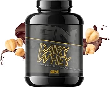 Gn Laboratories 100% Dairy Whey Protein Powder 1 Kg (Strawberry Crema) - Protein Powder With 23 G Protein Per Serving, Ideal For Muscle Building And Preservation, Tested Quality, Made In Germany