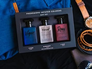 Rawchemistry - A Pheromone Infused Mens Cologne Gift Set - Set Of 3 Colognes
