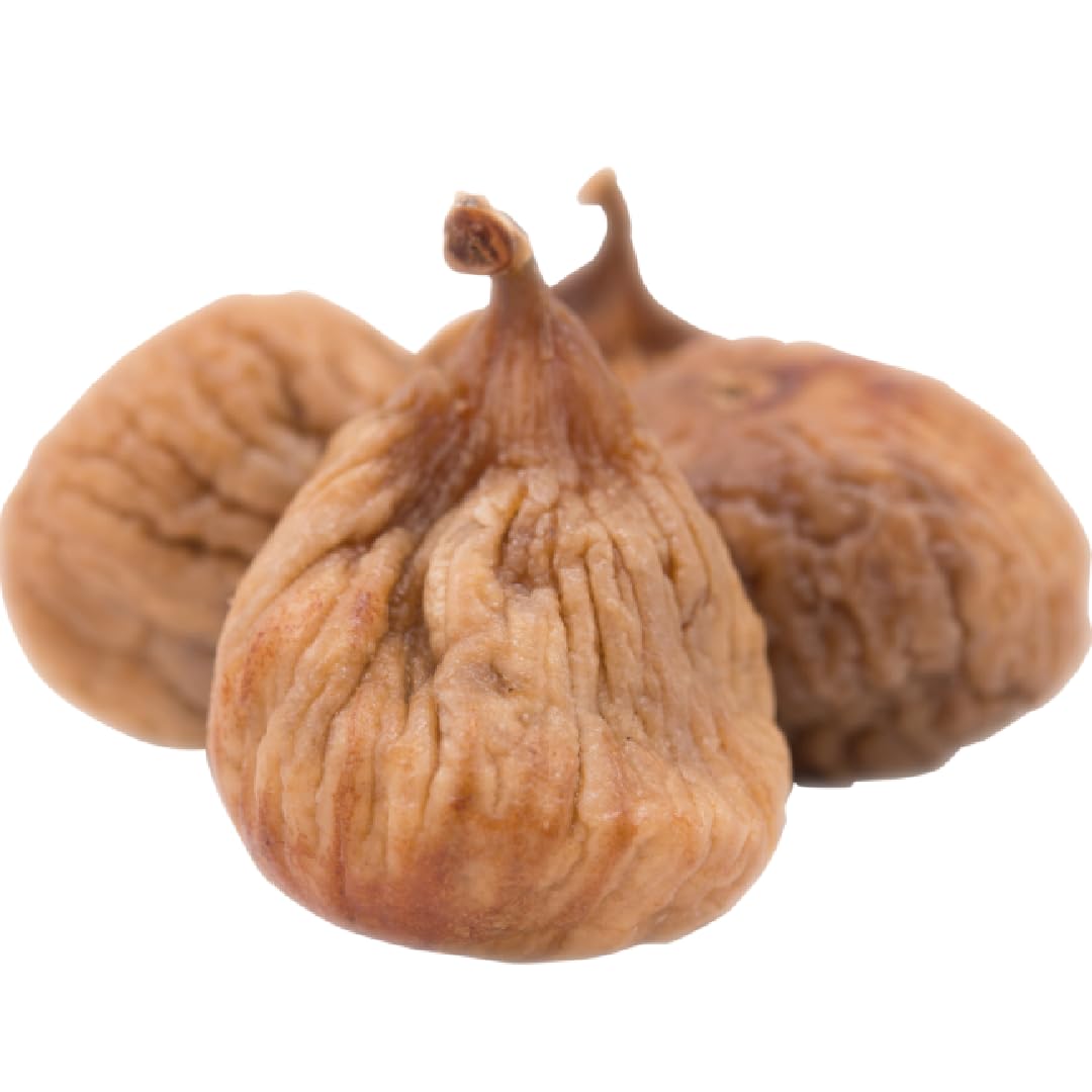 GERBS Dried Whole Figs 2 LBS. | Freshly Dehydrated Resealable Bulk Bag | Top Food Allergy Free | Sulfur Dioxide Free | Strengthen bones, packed vitamin C boost immune system | Gluten & Peanut Free