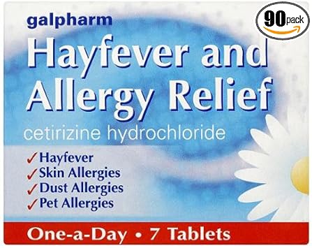 Galpharm Hayfever And Allergy Relief 7 Tablets - Pack Of 10