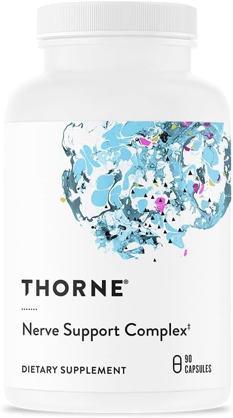 Thorne Nerve Support Complex (Formerly Neurochondria) - Neuroprotective Supplement for Nerve and Brain Support and Mitochondrial Health - 90 Capsules - 30 Servings