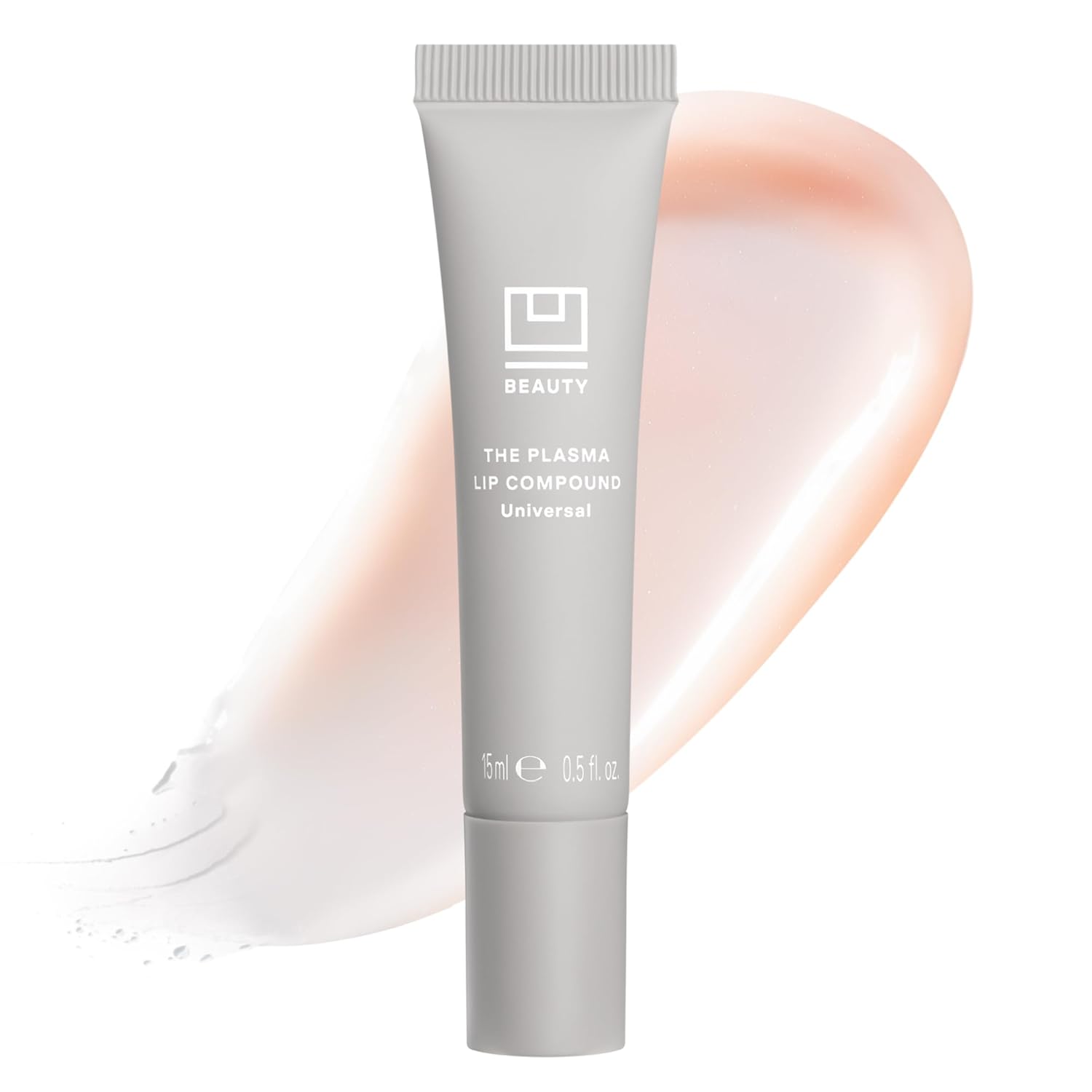 U Beauty The Plasma Lip Compound Tinted - Plumping Lip Treatment, Hyaluronic Acid & Shea Butter Deeply Hydrate - Salicylic Acid & Peptides Visibly Smooth, 3 Distinct Shades, 120 Value