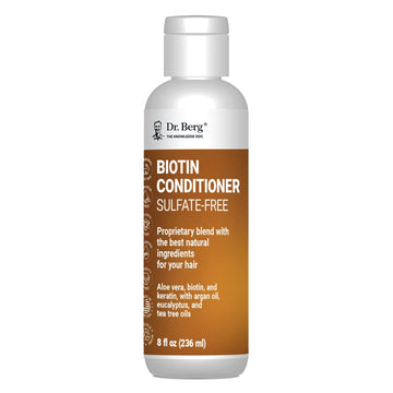 Dr. Berg Biotin Conditioner For Women & Men - Infused With Biotin & Botanicals To Promote Fullness & Shine - 8 Fl Oz