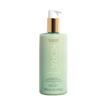 Kora Organics Renewing Hand & Body Lotion, Smooth & Hydrate, Moisturizer For Dry Skin, Certified Organic, Cruelty Free, 10.14 Oz