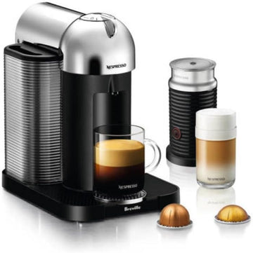 Nespresso Bnv250Cro1Buc1 Vertuo Coffee And Espresso Machine, Chrome