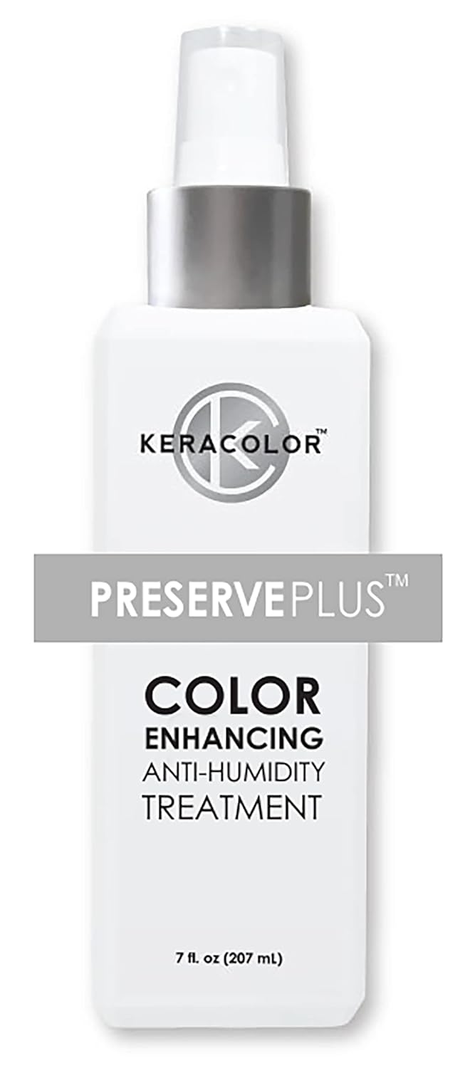 KERACOLOR Preserve Plus Color Enhancing Anti-Humidity Treatment, Prevents Frizz, Heat Protectant, 7 fl. oz