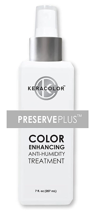 Keracolor Preserve Plus Color Enhancing Anti-Humidity Treatment, Prevents Frizz, Heat Protectant, 7 Fl. Oz