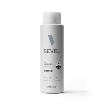 Bevel Shampoo For Men - Sulfate Free Shampoo For Textured Hair With Coconut Oil And Shea Butter, Detangles Coarse, Curly Hair, 12 Oz