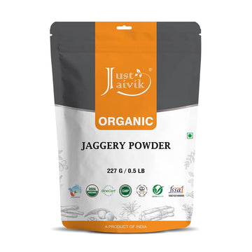 Just Jaivik Organic Jaggery Powder 227Gm