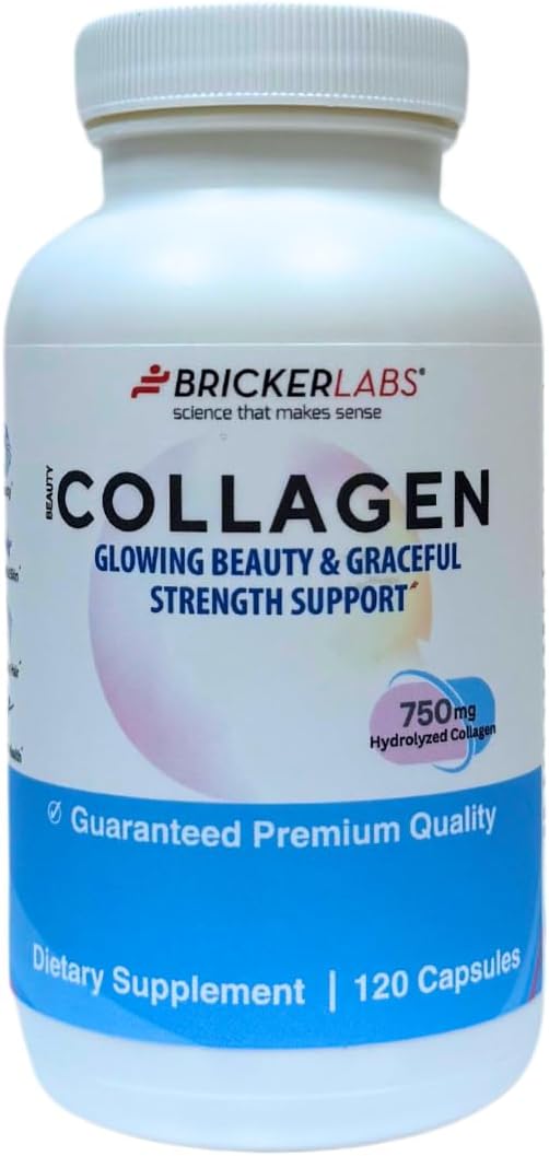 Collagen For Men & Women - Type I, Iii Hydrolized Collagen Supplement 750Mg, 1 Collagen Capsule Daily - 120 Servings