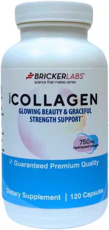 Collagen For Men & Women - Type I, Iii Hydrolized Collagen Supplement 750Mg, 1 Collagen Capsule Daily - 120 Servings