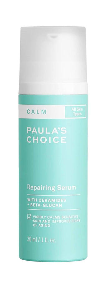 Paula’S Choice Calm Repairing Serum For Sensitive Skin, Calms + Soothes Redness, Lightweight Hydration With Hyaluronic Acid For All Skin Types, 1 Fl Oz