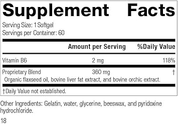 Standard Process Cataplex F - Whole Food Supplement, Metabolism, Skin Health And Hair Health With Vitamin B6, Flaxseed Oil - 60 Softgels