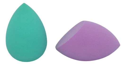 Cala Duo Make-Up Purple & Teal Blending Sponges