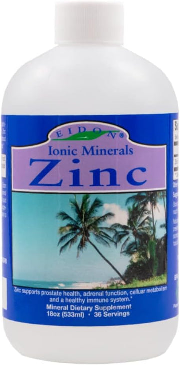 Eidon Ionic Minerals Liquid Zinc Concentrate - Ionic Zinc Supplement D