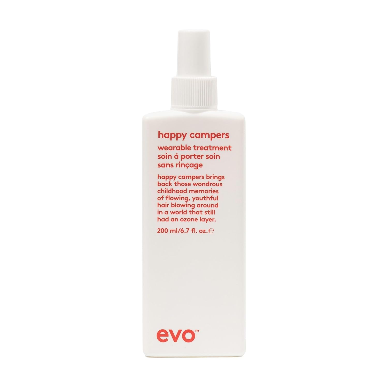 Evo Happy Campers Wearable Treatment - Daily Hair Treatment To Strengthen And Protect - Reduces Frizz And Provides Uv Protection