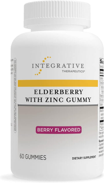 Integrative Therapeutics Black Elderberry With Zinc Gummies, 60 Gummies, Berry Flavored