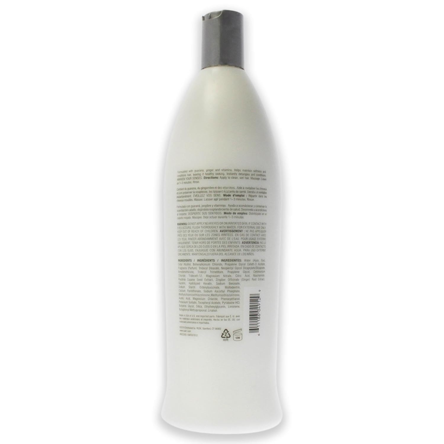 Rusk Sensories Calm Guarana And Ginger Nourishing, Guarana And Ginger Vegetable Protein To De-Stress Damaged Hair