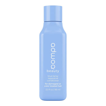 Adwoa Beauty Blue Tansy Reparative Conditioner With Spirulina, Bamboo & Horsetail Extracts. Strengthen + Prevent Breakage, Boost Shine And Improve Elasticity. For Kinky, Coily + Curly Hair - 14 Oz