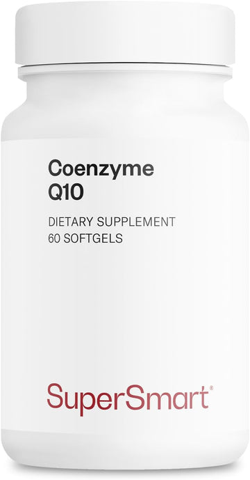 Supersmart - Co-Enzyme Q10 (Coq10) 90Mg Per Day - Ubiquinol Supplement With Tocopherols & Vitamin E | Non-Gmo & Gluten Free - 60 Softgels