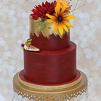 Luster Dust - Metallic Maroon (4G 1X Jar) | Edible Vegan Dust & Paint For Cake Decorating, Ice Cream, Desserts, Cocktails And Beverages By Bakell
