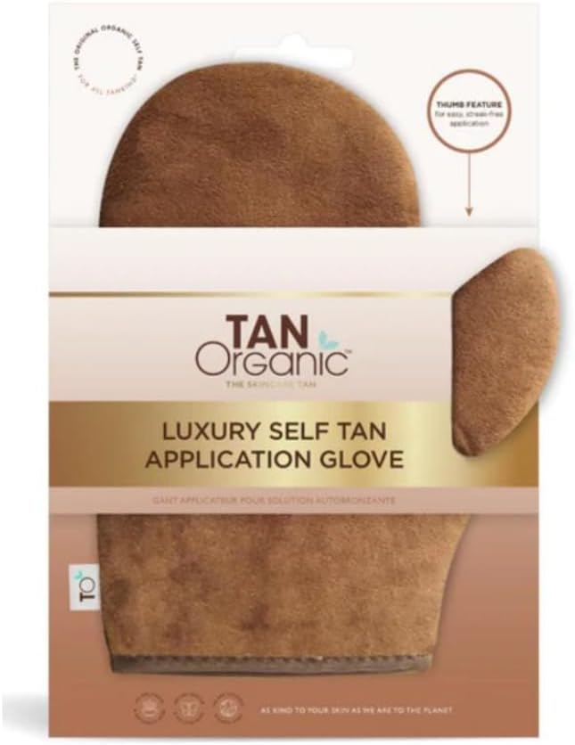 TanOrganic Luxury Reusable Self Tanning Mitt Applicator Glove for Streak-Free Fake Tan : Amazon.co.uk: Beauty