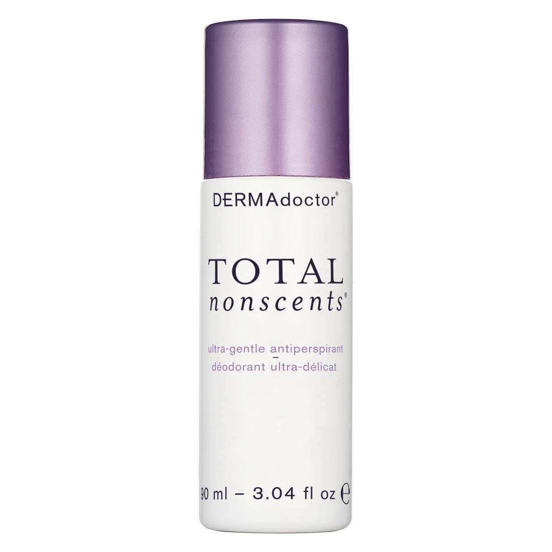 Dermadoctor Total Nonscents Ultra-Gentle Antiperspirant For Sensitive Skin, Dermatologist Tested, Fragrance Free, Hypoallergenic Deodorant, 3 Oz