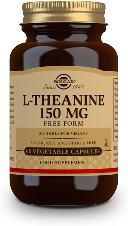 Solgar L-Theanine 150 mg, 60 Vegetable Capsules - Mood Support - Promo