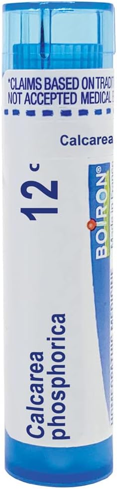 Boiron Calcarea Phosphorica 12C, 80 Pellets, Homeopathic Medicine For Growing Pains