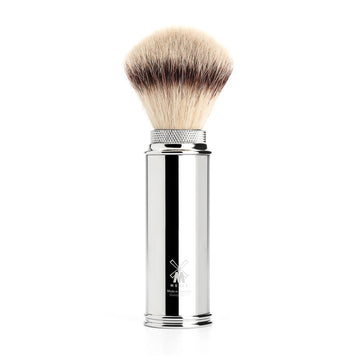 Mühle Travel Chrome Silvertip Fiber Travel Shaving Brush
