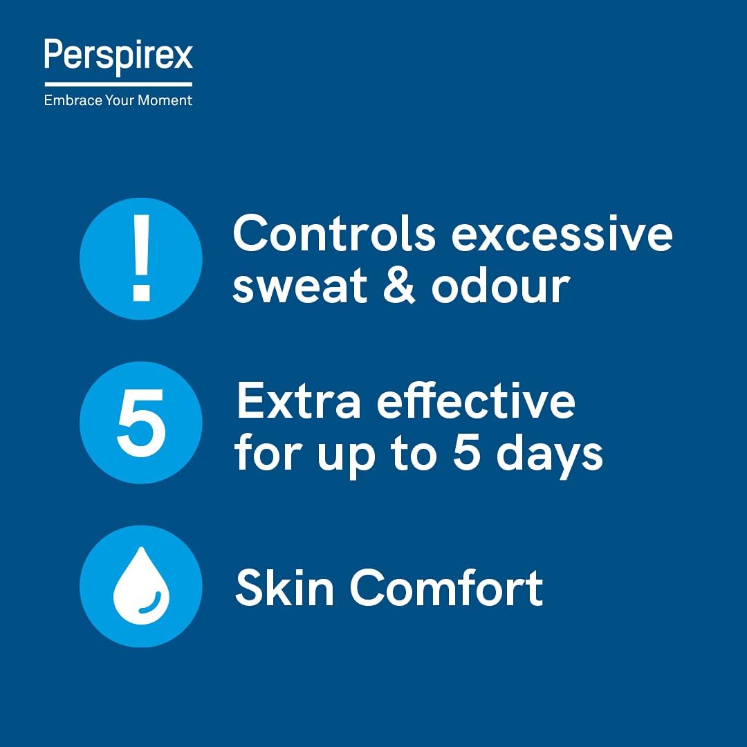 PERSPIREX Antiperspirant MEN'S MAXIMUM STRENGTH Clinically proven to reduce Heavy Sweating for MEN, Deodorant Roll On, up to 5 days long lasting freshness & sweat protection 20ml : Amazon.co.uk: Beauty