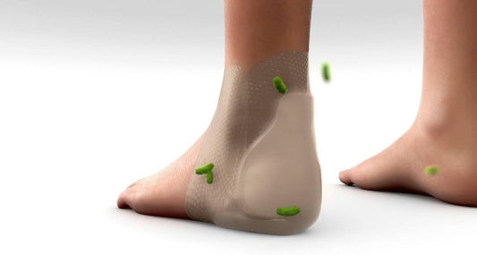 Mepilex Heel Ag Foam Dressing, 22 X 15 Cm