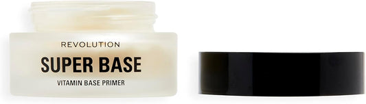 Makeup Revolution, Super Base Vitamin Balm, Hydrating Face Primer, Preps & Plumps Skin, Translucent Formula, Contains Vitamins, 25 Ml