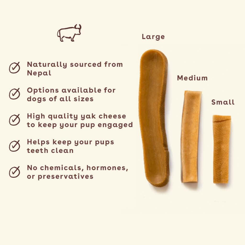 Pupford Medium and Large Dog Favorites Pack - Freeze Dried Beef Treats, Yak Chew, and Chicken Jerky Reward - Delicious Variety for Medium and Large Dogs - Ideal for Training and Chewing : Pet Supplies