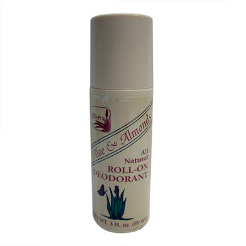 Alvera, Aloe & Almonds, Roll-On Deodorant, 3 Fl Oz (89 Ml) - 2Pc