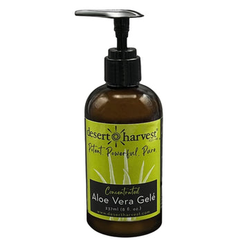 Desert Harvest Aloe Vera Gel, Moisturizing Vaginal Gel, pH-Balanced, Cold-Pressed Aloe-based Soothing & Hydrating Gel, 8 fl oz