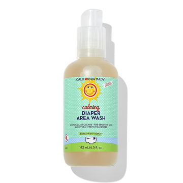 California Baby Diaper Wipe Spray | Gently Cleans | Soothing Organic Calendula + Aloe Vera | Fresh Lavender Scent | Allergy-Friendly | Cleans Better Than Baby Wipes | 192 Ml / 6.5 Oz