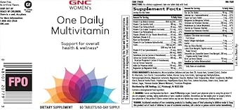 Gnc Women'S One Daily Multivitamin | Supports Immune And Brain Function Plus Hair, Skin And Nail Health | Antioxidant Blend With Collagen | Daily Supplement | 60 Caplets