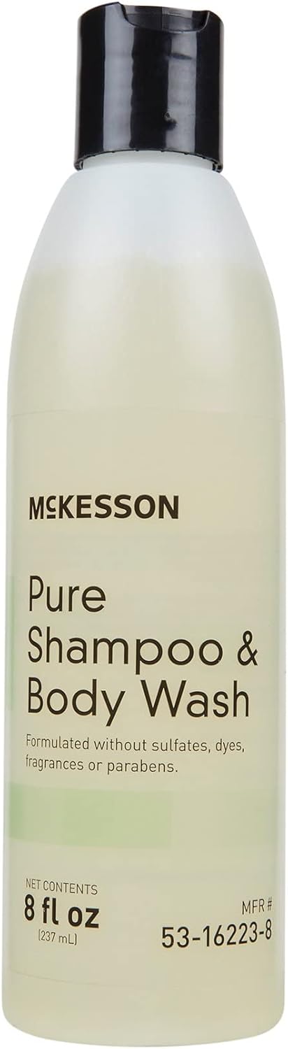 Mckesson Pure Shampoo And Body Wash, Sulfates, Dyes, Fragrance And Parabens Free, Unscented, 8 Oz, 1 Count