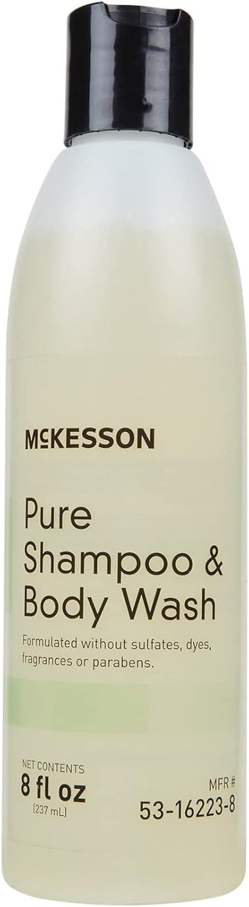 Mckesson Pure Shampoo And Body Wash, Sulfates, Dyes, Fragrance And Parabens Free, Unscented, 8 Oz, 1 Count